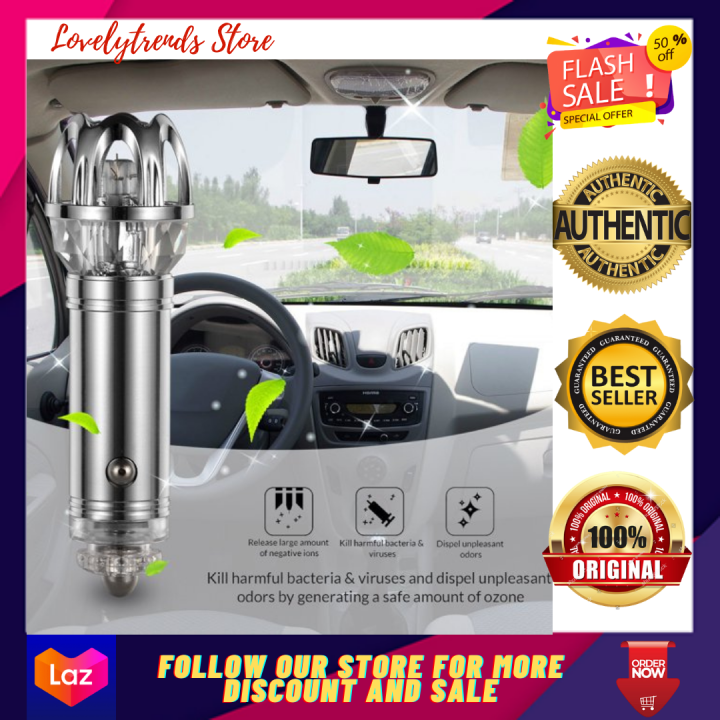 Authentic CAR AIR PURIFIER & IONIZER Anion Oxygen Bar Fresh Car Air