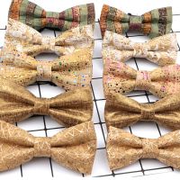 New Design Cork Wood Fashion Parent-Child Bow Ties Novelty Handmade Solid Neckwear Wedding Party Gift Accessories Men Bowtie Nails Screws Fasteners