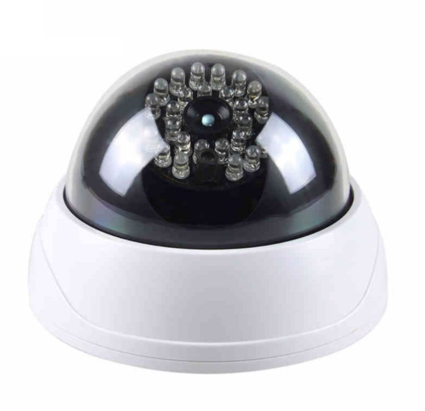 cctv-ภายในอาคารหุ่นปลอมโดมกล้องรักษาความปลอดภัย-ir-leds-สีขาว