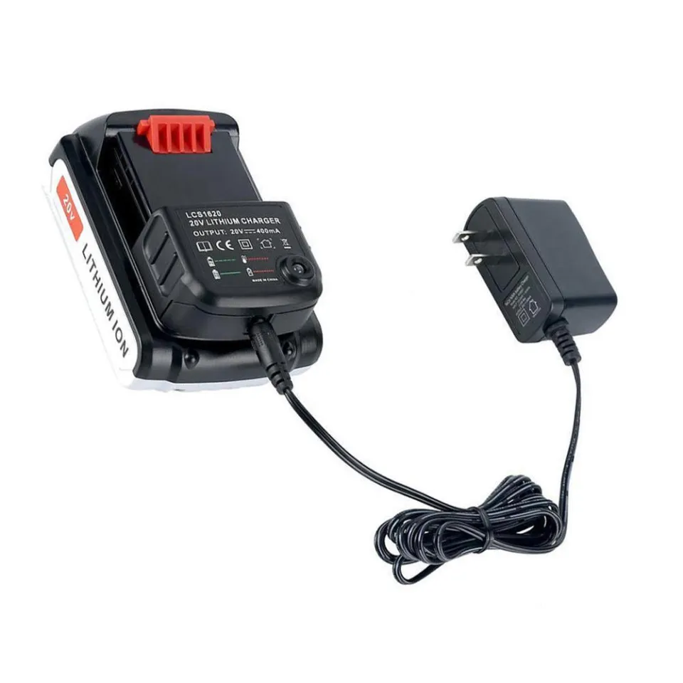 20V Li-on Battery Charger for Black Decker LBXR20 LB20 LBX20 LBX4020  LB2X4020 US