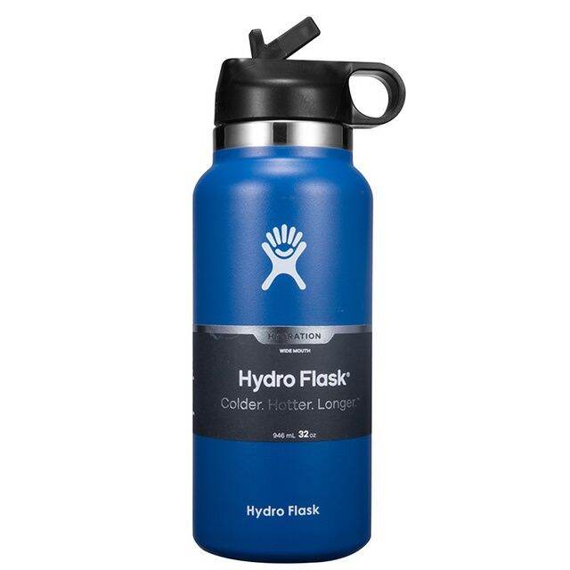 HydroFlasks 32ออนซ์/40ออนซ์ขวดน้ำกระติกน้ำร้อนสแตนเลสสูญญากาศฉนวนปาก