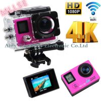 100% Original MLLSE Dual Screen Sport action video camera 4K wifi Ultra HD 1080p 30fps 170D waterproof cam sports camera