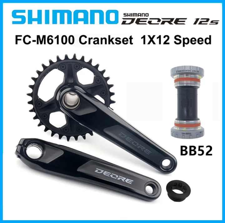 Shimano DEORE M6100 Crankset 1x12 Speed 170mm Crank 32T Chainring