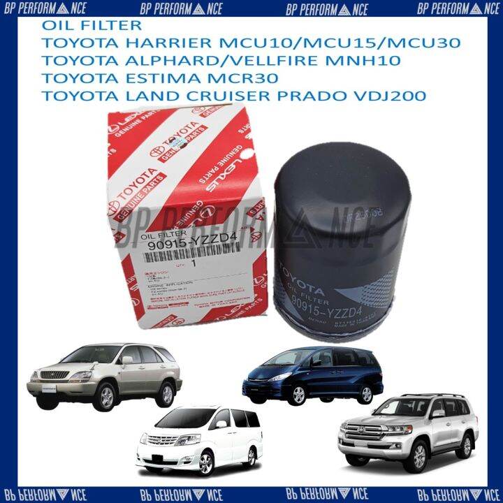 TOYOTA OIL FILTER HARRIER MCU10/MCU15/MCU30 ALPHARD/VELLFIRE MNH10