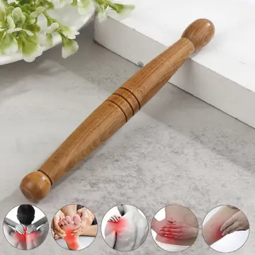 1pc Wooden Roller Massage Tool For Body Therapy, Foot, Face