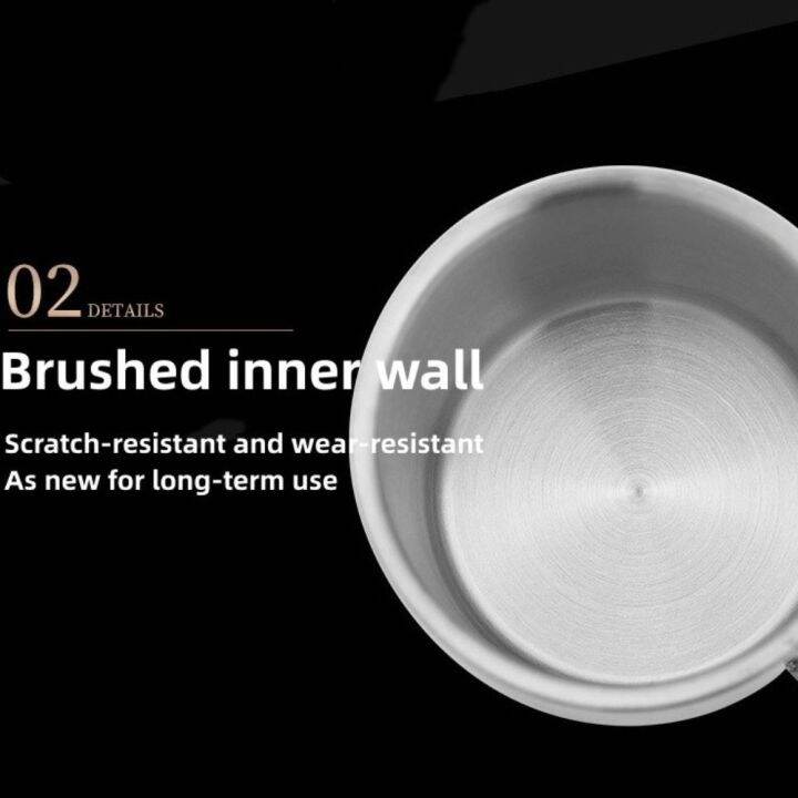 sameple-200-270-400ml-304สแตนเลสสตีล-แก้วมักคัพ-พร้อมฝาปิด-ป้องกันการลวก-ถ้วยชานม-คุณภาพที่ดี-สองชั้น-ขวดน้ำน้ำ-การเดินทางการเดินทาง