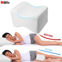 Memory Foam Knee Pillow For Side Sleepers Back Support Align Spine Pregnancy Body Pillows for Orthopedic Sciatica Back Leg Hip