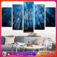 5D Diy Five Diamond Paintings ภาพวาดติดผนัง กรอบรูปตกแต่งบ้าน รูปภาพพร้อมกรอบ สไตล์ยุโรป 94*45cm