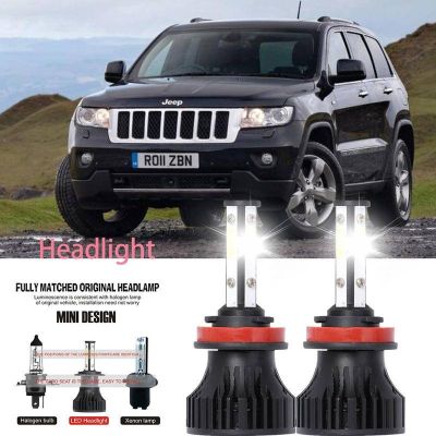 For JEEP Grand cherokee 2019-2020 ไฟหน้า LED LAI 40w 6000k แสงสีขาว สําหรับรถยนต์ 2PCS