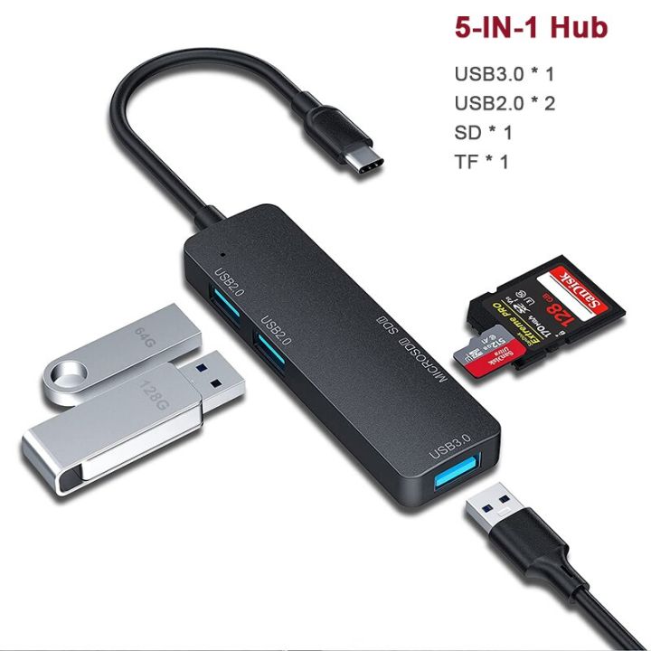 usb-c-hub-type-c-to-4k-hdmi-adapter-with-ethernet-rj45-sd-tf-usb-c-data-pd-fast-charge-thunderbolt-3-usb-hub-for-macbook-air-pro-usb-hubs