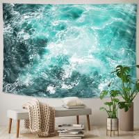 ☼◄ Seaside scenery home decoration tapestry psychedelic scene wall hanging Bohemian Hippie sheet beach mat yoga mat