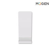 MOGEN MR03T  บลิงค์ กระจก พร้อมราวแขวนสแตนเลส สีลายไม้เข้ม