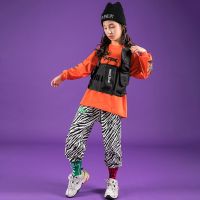 [COD] Childrens street dance suit boys handsome hip-hop costumes girls clothes childrens hiphop tide