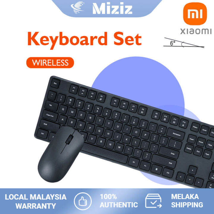 Xiaomi Wireless Keyboard Mouse Set 2.4GHz 104 Keys Multimedia Fullsize