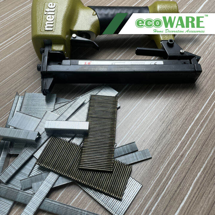 ecoWARE 2500pcs Pneumatic Air Staple Nail For T Type Nailer Brad Nailer