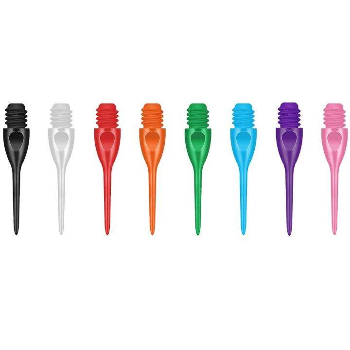Plastic Dart Tips 100/250 Packs 2BA POM Points for Soft Tipped Darts