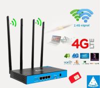 4G LTE Wireless Router 300Mbps 2.4GHz With External 4 High Gain Antennas SMA Port