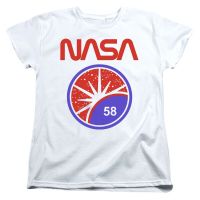 เสื้อยืดพรีเมี่ยมHH เสื้อยืดแฟชั่นผู้ชายคอกลมผ้าฝ้ายพิมพ์ลายดาว 58 Tee Nasa เสื้อยืด 2021 คอกลมเสื้อยืด