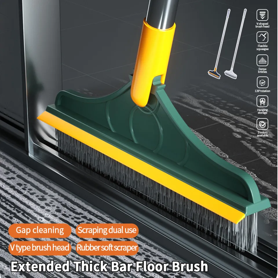 Floor Brush Crevice Cleaning Brush in Long Handle Rotating for