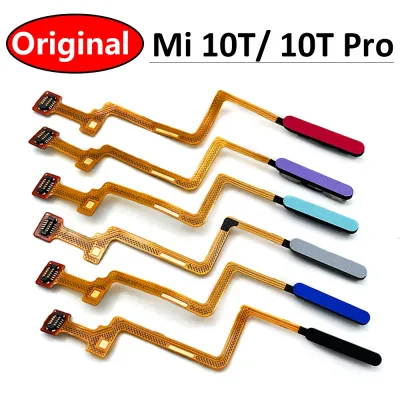 Original For Xiaomi Mi 10T Mi10T Pro M2007J3SY Home Button FingerPrint Touch ID Sensor Flex Cable Ribbon Replacement Parts