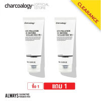 [Clearance 1 Free 1] **สินค้าสภาพ 80% Charcoalogy Anti - Pollution Face Wash 100 ml. EXP 01/25