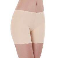 Ice Silk Seamless Safety Pants Dry Breathable Anti-Glare Trousers Womens Mid-Waist er Leggings