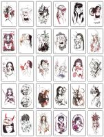 hot！【DT】✣☞﹍  Temporary Set Of 30 Dark Personality Stickers