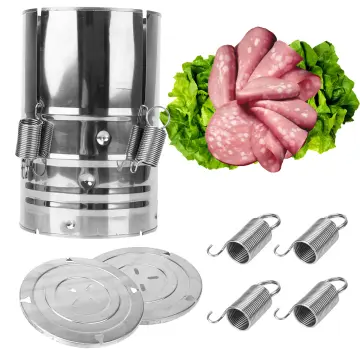 Press Ham Maker, Stainless Steel Ham Sandwich Meat Press Maker for Making  Healthy Homemade Deli Meat with Thermometer and Recipes, Seafood Meat