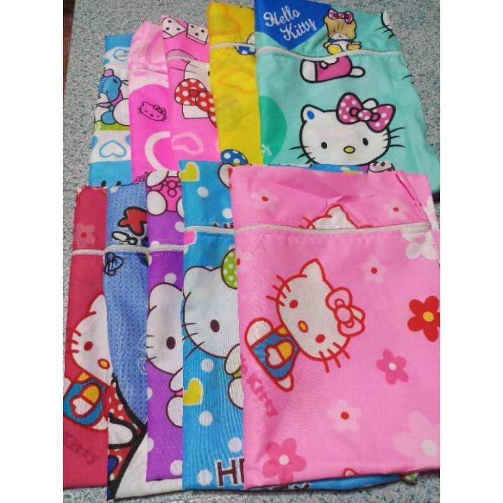 Pellow &Bolster Case PairStandard Size 16x24inches Cotton Zipper Kids