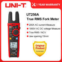 คีม UNI-T แคลมป์มิเตอร์ดิจิตอล UT256A TRMS AC Current แอมป์มิเตอร์ส้อมโวลต์มิเตอร์ตัวเก็บประจุเครื่องตรวจสอบความถี่