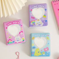3inch Heart Hollow Rabbit Kpop Binder Photo Album Mini Album Photocard Holder Idol Card Storage INS Korean Collect Book YZL7