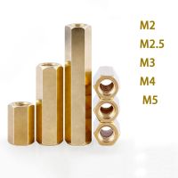 5-50Pcs M2 M2.5 M3 M4 M5 Brass Hex Male Female Standoff Pillar Stud Mount Spacer Hexagon PCB Motherboard Hollow Bolt Screw