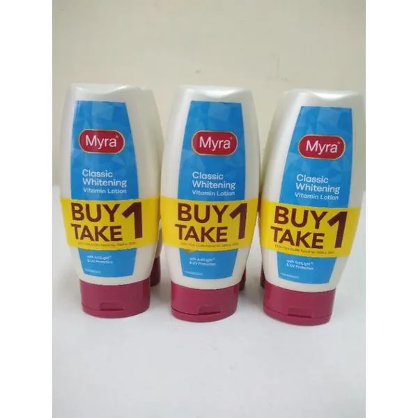 Buy 1 Take 1 Promo Original Myra E Whitening Lotion 100ML Lazada PH