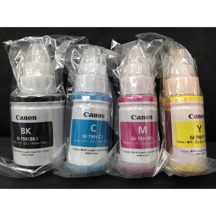 rj-จัดส่งจากกรุงเทพหมึกเติม-canon-ink-gi-790-หมึกขวดแท้-4-สี-bk-c-m-y-สำหรับ-pixma-g1010-g2010-g3010-g4010