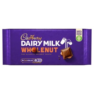 Items for you 👉 catbury dairy milk whole nut 200g ช็อกโกแลตแคทบูรี่แดรี่มิลค์วอลนัท นำเข้าจากอังกฤษ
