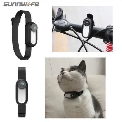 Sunnylife Insta360 GO2 Multifunction Strap Silicone Cover Pet Bike Wristband Strap Camera Expansion