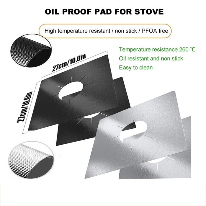 1-3-5ชิ้นแผ่นรองพรมป้องกันบนเตาประกอบอาหารสะอาดสำหรับห้องครัว-ts3ป้องกันการรั่วไหลและกระเด็น