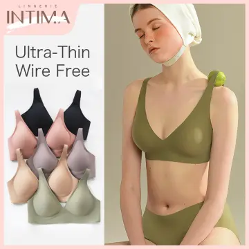 Sujiin Women's Seamless Underwear Comfort Wireless Vest Type