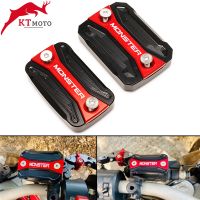 สติ๊กเกอร์สำหรับ Ducati Monster 696 Monster 795 Monster 796 Monster 821ด้านหน้าที่มีคุณภาพสูงคลัตช์เบรกฝาครอบกระปุกน้ำมันไฮดรอลิกทรงกระบอก