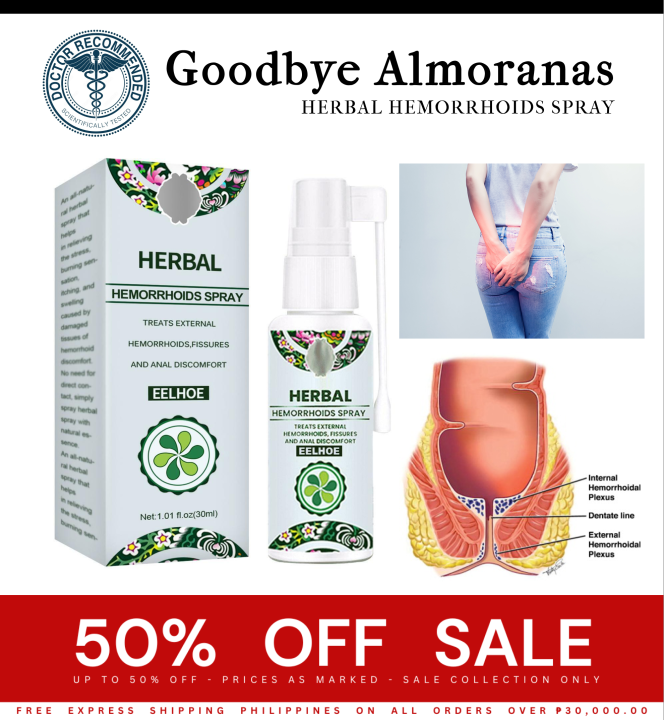 Original Herbal Hemorrhoids Spray 100 Guaranteed Safe And Effective Treatment Of Hemorrhoids 7594