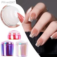 Transparent Nail Stamper DIY Jelly Silicone Stamper for French Nails Manicuring Kits Professional Nail Art Tools