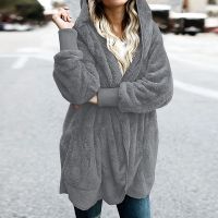 [COD] Coat Fur Cardigan Jacket Sides Both Side Wearing Faux Ladies Thermal Coats