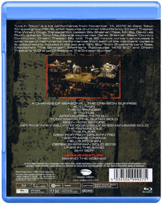 Portnoy Sheehan Macalpine sherinian live in Tokyo (Blu ray BD25)