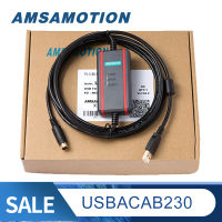 USBACAB230 USB-DVPสำหรับเดลตาDVP EH ES EC EX SS Seriesเขียนโปรแกรมพีแอลซีดาวน์โหลดสายสาย การแยกชิป FTDI USB-ACAB230