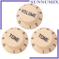 [Sunnimix] ปุ่มลูกบิดปรับเสียงกีตาร์ไฟฟ้า 1 ชิ้น 2 ชิ้นสําหรับ Sq Guitar Accessory Beige