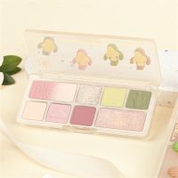 ♚▽ New 8 Color Eyeshadow Cactus Makeup Palette Lasting Non-Flying Powder Shimmer Pigmented Matte Eye Shadow Cosmetics