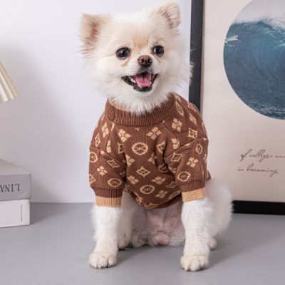 （PAPI PET）เสื้อกันหนาวน้องหมาแฟชั่นสำหรับ1-10กก. เสื้อผ้าหมาบูลด็อกฝรั่งเศสสองชั้นหนาฤดูใบไม้ร่วงและฤดูหนาวอบอุ่นสูง