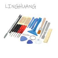 LINGHUANG 22 in 1 Tool Kit Repair Tools Screwdriver Set Toolbox Remove Glue for Glass Phone Briefcase Cell Phone for iphone 11 Tool Sets