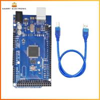 ชิป ATMEGA16U2บอร์ดพัฒนาโมดูลไมโครคอนโทรลเลอร์ R3 Mega2560,มาใหม่คณะกรรมการพัฒนา USB เมนบอร์ดบอร์ดพัฒนา5V พร้อมสายข้อมูล