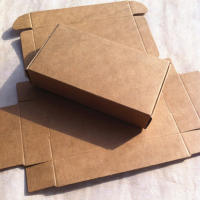 50pcslot- Black Paper Party Boxes, Aircraft Cardboard Packing Boxes, Handmade Soap Candy Gift Boxes